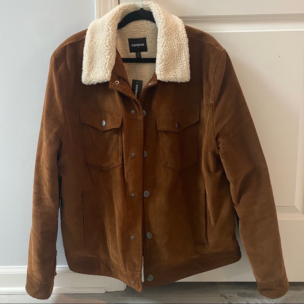 Men’s XL Sherpa fleece lined jacket